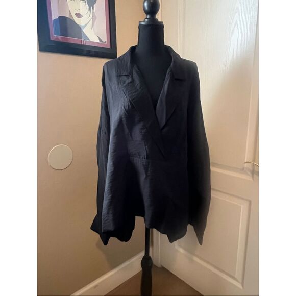 NWT plus size black Anthropologie top - Picture 1 of 6